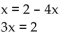 <strong>Decide whether or not the equations are equivalent. </strong> A) Not equivalent B) Equivalent