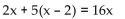 <strong>Determine whether or not the equation is linear. </strong> A) Linear B) Not linear