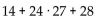 <strong>Evaluate the expression. </strong> A) 93 B) 2090 C) 690 D) 1054