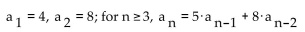 <strong>Decide whether the given sequence is finite or infinite. </strong> A) Finite B) Infinite
