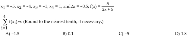 Evaluate the sum using the given information.
