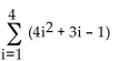 <strong>Use the summation properties to evaluate the series. The following rules may be needed: </strong> A) 146 B) 149 C) 154 D) 126