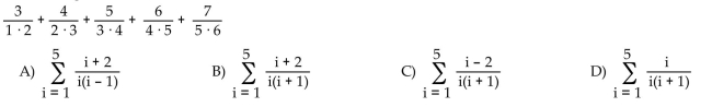 Write the series using summation notation.