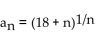 <strong>Graph the function corresponding to the sequence defined. Use the graph to decide whether the sequence converges or diverges. </strong> A) Diverges B) Converges