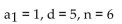 <strong>Write the first n terms of the given arithmetic sequence (the value of n is indicated in the question). </strong> A) 0, 1, 6, 11, 16, 21 B) 1, 6, 11, 16, 21, 26 C) 1, 6, 11, 16, 21, 27 D) 1, 5, 9, 13, 17, 21