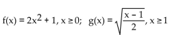 <strong>Use the definition of inverses to determine whether f and g are inverses. </strong> A) No B) Yes