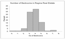 <strong>Based on the graph below, how can we best describe the shape of this distribution? </strong> A) Relatively symmetrical B) Positively skewed C) Negatively skewed D) No variation E) Bimodal