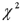 <strong>Which statistic is used to test a hypothesis a regression equation?</strong> A)t-statistic B)z-statistic C) (chi-square statistic) D)F
