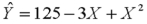 A real estate agent developed a model to relate a house's selling price (Y)to the area of floor space (X)and the area of floor space squared .The multiple regression equation for this model is: where: = selling price (times $1000) X = square feet of floor space (times 100) What is the selling price of a house with 1000 square feet? ______