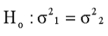 For the hypothesis test, ,with n<sub>1</sub> = 10 and n<sub>2</sub> = 10,the F-test statistic is 2.56.At the 0.01 level of significance,we would reject the null hypothesis.