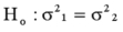 For the hypothesis test, ,with n<sub>1</sub> = 4 and n<sub>2</sub> = 4,the F-test statistic is 50.01.At the 0.01 level of significance,we would reject the null hypothesis.