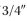 Give the outside diameter o