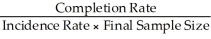 <strong>Which equation is the correct equation for determining the initial sample size?</strong> A) B) C) D)