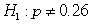 Use the following to answer questions : In a hypothesis test with hypotheses and ,a random sample of size 809 produced a sample proportion of 0.2400.The test is to be made at the 5% significance level. What is the p-value for this hypothesis test,rounded to four decimal places?