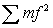 Use the following to answer questions : Consider the following five pairs of m and f values: The value of is: