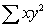 Use the following to answer questions : Consider the following six pairs of x and y values: The value of is: