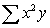 Use the following to answer questions : Consider the following six pairs of x and y values: The value of is: