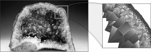 <strong>Minerals in geodes (as seen below)form spectacular euhedral crystals because </strong> A) all of the elements incorporated in the crystals are in plentiful supply. B) the crystals have abundant room to grow in their hollow surroundings. C) minerals within geodes are always framework silicates. D) minerals within geodes always contain iron.