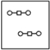 <strong>Using the laws of constant composition and the conservation of mass,complete the molecular picture of hydrogen molecules (circles)reacting with oxygen molecules (squares)to give water. </strong> A) B) C) D) E)