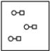 <strong>Using the laws of constant composition and the conservation of mass,complete the molecular picture of hydrogen molecules (circles)reacting with chlorine molecules (squares)to give hydrogen chloride (HCl). </strong> A) B) C) D) E) None of these are correct.
