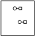 <strong>Using the laws of constant composition and the conservation of mass,complete the molecular picture of hydrogen molecules (circles)reacting with chlorine molecules (squares)to give hydrogen chloride (HCl). </strong> A) B) C) D) E) None of these are correct.