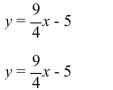<strong>A system of equations is given in which each question is written in slope-intercept form. Determine the number of solutions. If the system does not have one unique solution, state whether the system is inconsistent or whether the equations are dependent. </strong> A) One solution B) Infinitely many solutions; The equations are dependent. C) No solution; The system is inconsistent.