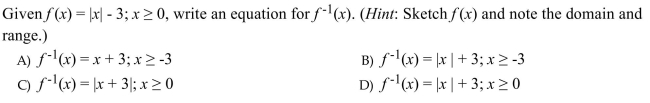 Solve the problem.