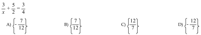 Solve the rational equation.