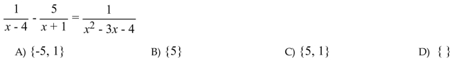 Solve the rational equation.