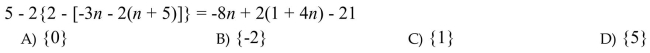 Solve the equation.