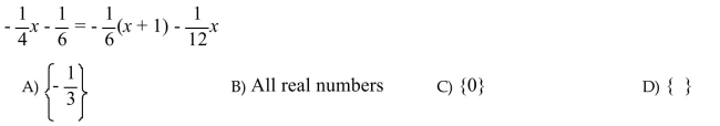 Solve the equation.