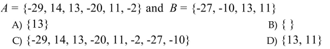 List the elements of