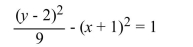 Write the word or phrase that best completes each statement or answers the question. Use the equation in standard form to graph the hyperbola.