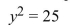 Write the word or phrase that best completes each statement or answers the question. Solve the equation by using the square root property.