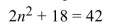 Write the word or phrase that best completes each statement or answers the question. Solve the equation by using the square root property.