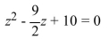 Write the word or phrase that best completes each statement or answers the question. Solve the quadratic equation by completing the square and applying the square root property.