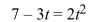 Write the word or phrase that best completes each statement or answers the question. Solve the quadratic equation by completing the square and applying the square root property.