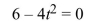 Solve the equation by using the quadratic formula.
