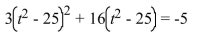 Solve the equation by using substitution.