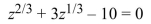 <strong>Solve the equation by using substitution. </strong> A) {5, -5} B) {8, 125} C) {8, -125} D) {4, 25}