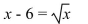 Write the word or phrase that best completes each statement or answers the question. Solve the equation by using substitution.