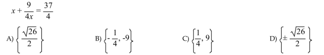 Solve the equation.