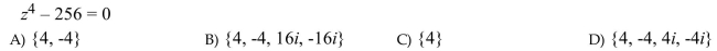 Solve the equation by using substitution.