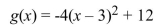<strong>Write the coordinates of the vertex and determine if the vertex is a maximum point or a minimum point. </strong> A) (3, 12); minimum B) (-3, 12); maximum C) (3, 12); maximum D) (12, 3); minimum