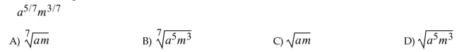 Convert the expression to radical notation.