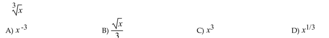 Write the expression by using rational exponents rather than radical notation.