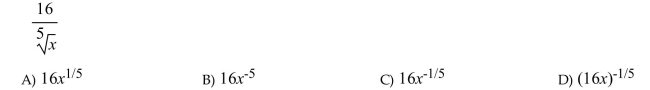 Write the expression by using rational exponents rather than radical notation.