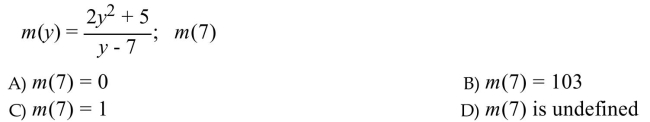 Evaluate the rational function, if possible.  <div style=padding-top: 35px> 