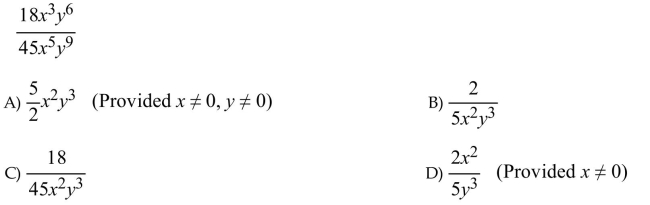 Simplify the rational expression.  <div style=padding-top: 35px> 