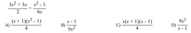 Divide the rational expressions.  <div style=padding-top: 35px> 